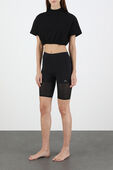 High - Waist Lavish Shorts in Black